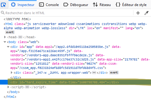 Firefox debugger expiration