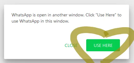 WhatsApp web singleton session