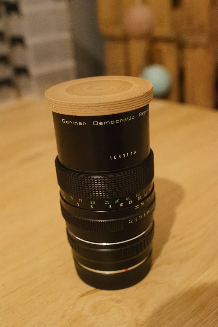 Wood lens cap 2