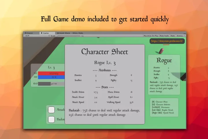 Full game demo included to get started quickly