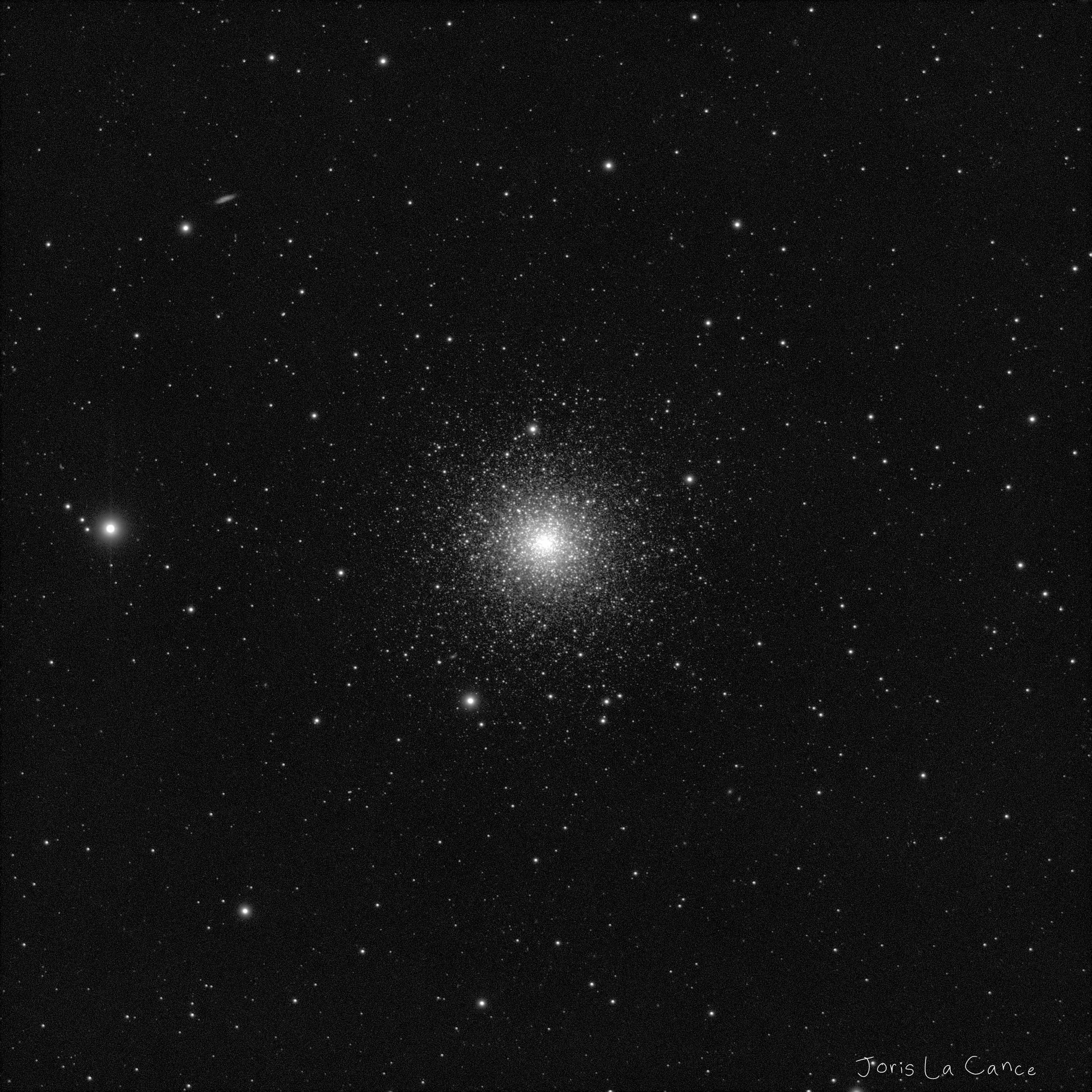 The globular cluster M3, stars resolved right down towards its core
